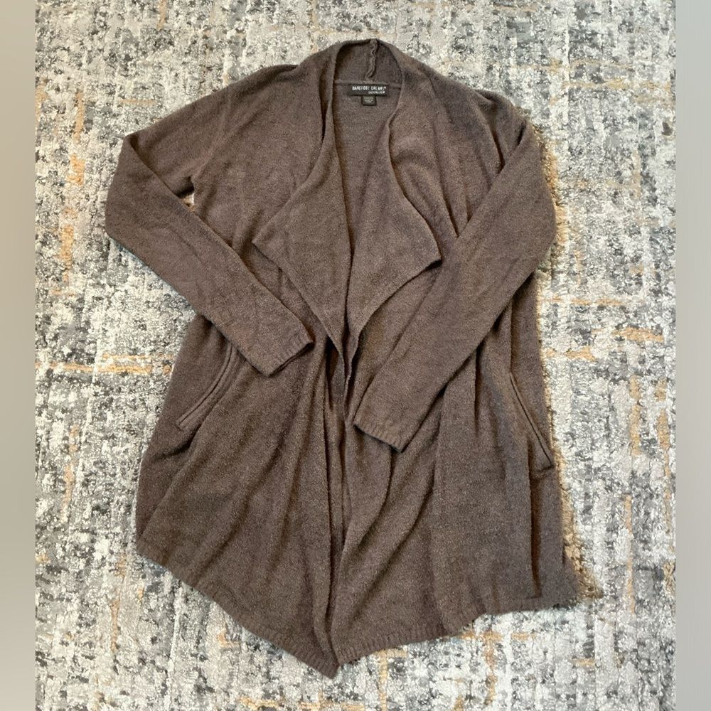 BAREFOOT DREAMS COZY KNIT CARDIGAN! EUC! XXS/XS